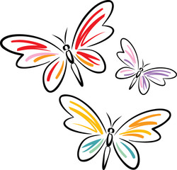 Butterflies (Vector)