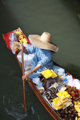 Boat on Floating Market
