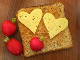 Käse, Toast