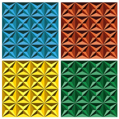 3d Geometric Seamless Pattern