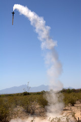 Downward Rocket