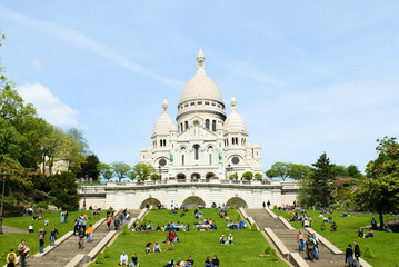 Basilica Sacre Coeur. Montmartre, Paris