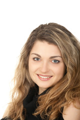 Naklejka premium young beautiful woman