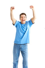 Fototapeta premium Happy man