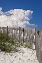 Beach Dunes and Clouds