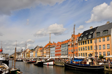 Fototapeta na wymiar Nyhavn, Kopenhaga