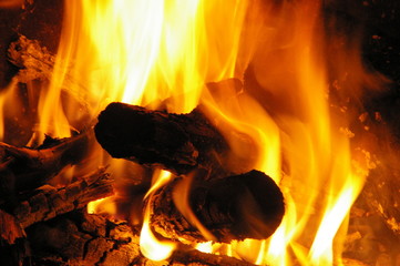 feuer, glut, kohle, glut, brennholz, feuerholz