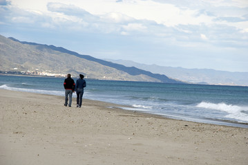 couple on the beach