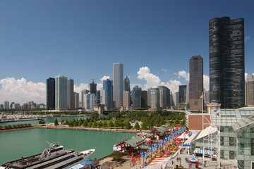 Fototapeta premium Nabrzeże, CHICAGO_USA