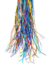 The braided color computer cable