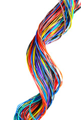The braided color computer cable