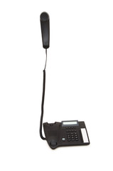 Office phone isolated on the white background