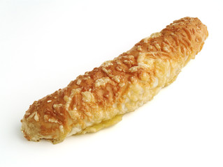 bun iced with cheese