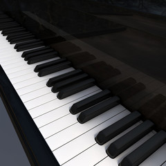 Naklejka premium pianoforte