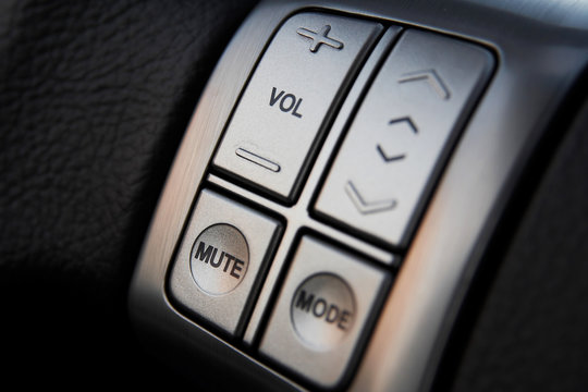 Car audio control buttons