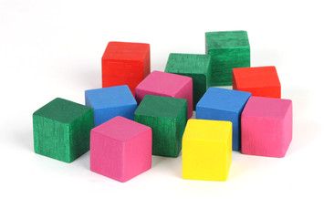 Fototapeta na wymiar colored blocks