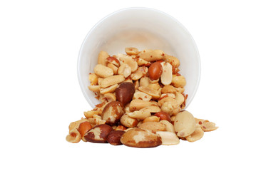Spilled mixed nuts