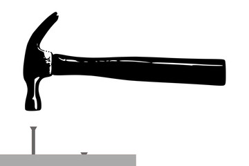 hammer and nails