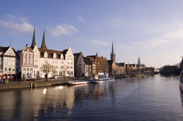 Fototapeta na wymiar Lübeck - Altstadthafen