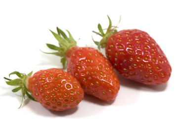Strawberry isolated on white background