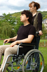 Obraz premium rollstuhl