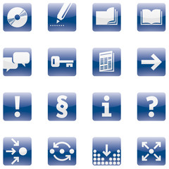 Icons für Office und Kommunikation
