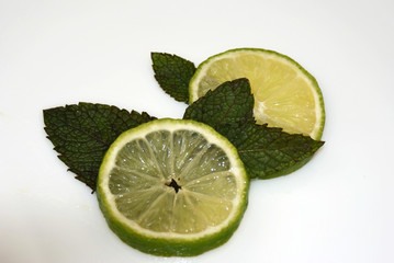 citron vert et menthe