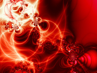 Beautiful red, abstract background