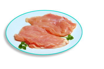 escalopes crues