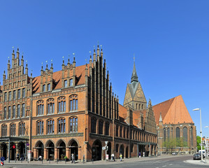 Hannover, Marktkirche, altes Rathaus
