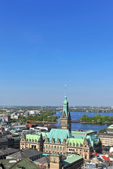 Fototapeta premium Hamburg, Rathaus