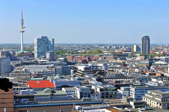 Hamburg von oben