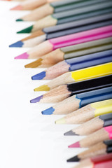 Assortment of coloured pencils