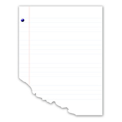 blank notepaper