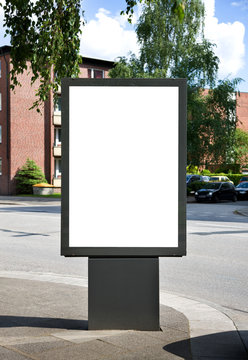 Plakatfl&auml;che am Stra&szlig;enrand