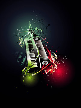 color music vector