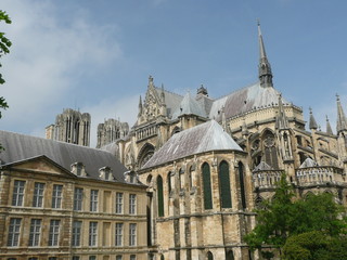 Obraz premium Palais Tau & Cathédrale de Reims