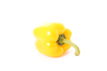 Yellow peper isolated on white