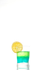 Tropical drink with lemon