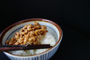 ご飯と納豆