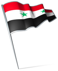 Flag pin - Syria