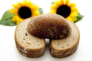 Brot mit Blume