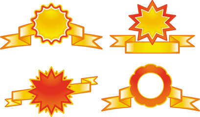 Set of vector emblems