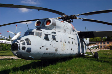 Chopper. Museum of aviation.Kiev,Ukraine