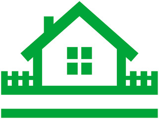 Small house vector icon