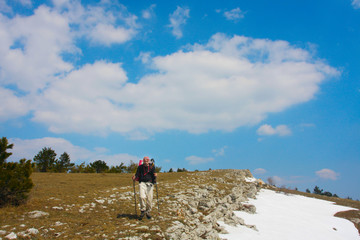 Hiking in the Crimea mountains