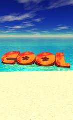 Obraz premium cool à la plage