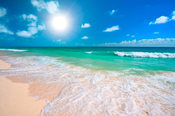 Fototapeta na wymiar Piękna plaża i morze