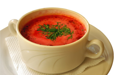 The Ukrainian traditional dish