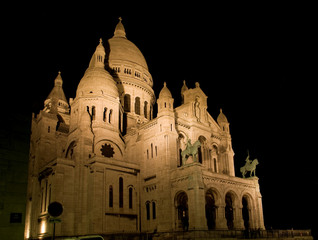 The Sacre Coeur basilica. Paris